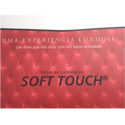 Laminação soft touch